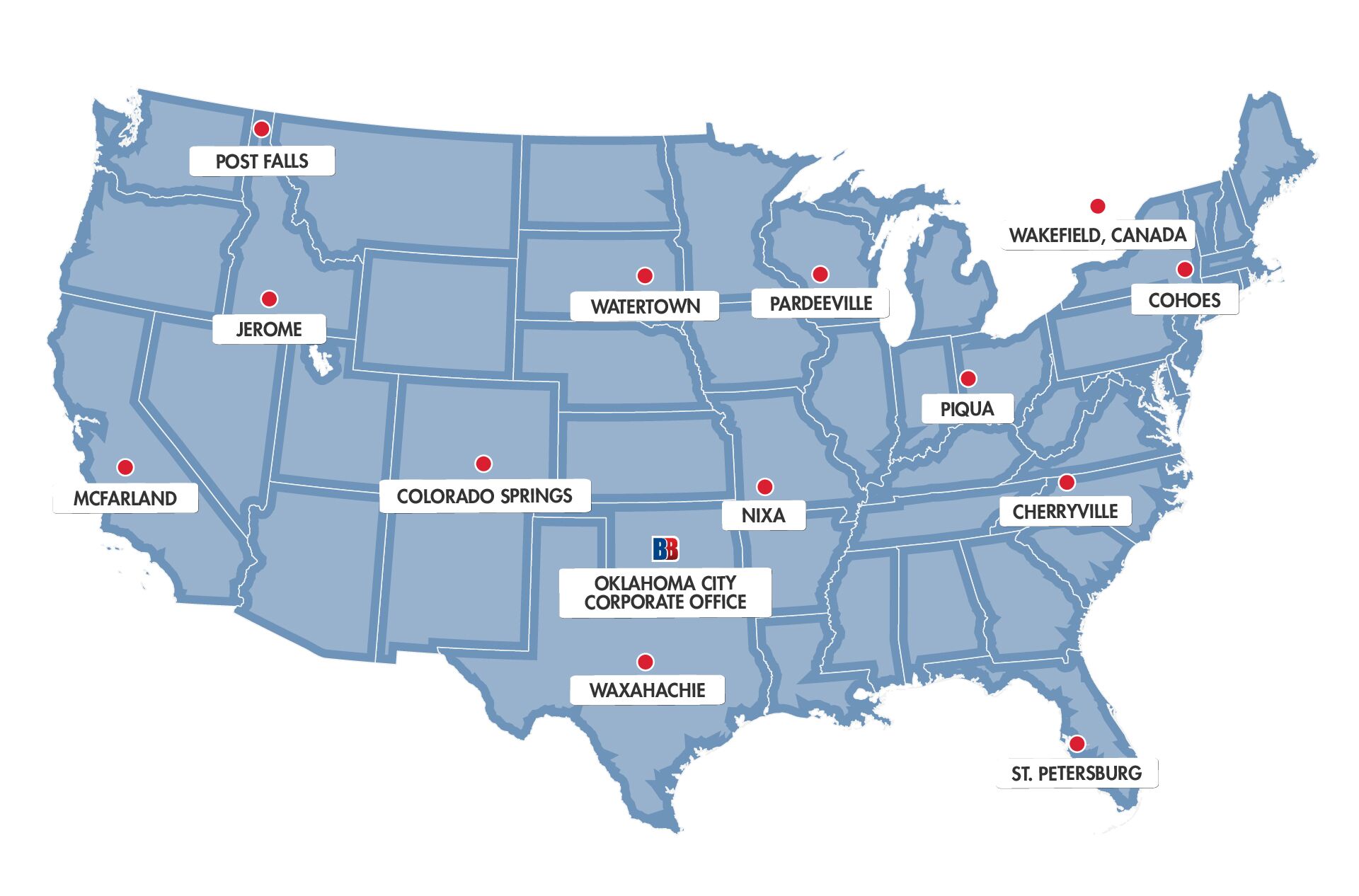 2025 BuildBlock Manufacturing Map
