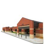 Front view of the Ada Early Childhood Development Center's ICF building in Ada, Oklahoma.